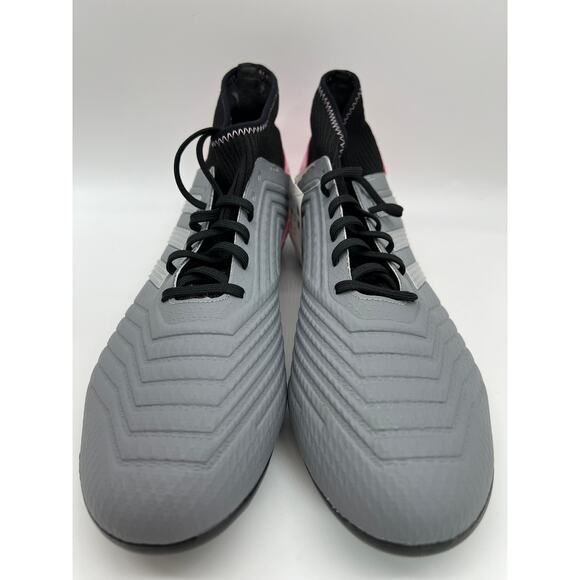 adidas Women's Predator 19.3 FG Soccer Cleats F97528 Grey/Pink Size 12 NWT - Picture 7 of 16
